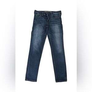 Women's American Eagle Outfitters Dark Blue Skinny Jeans